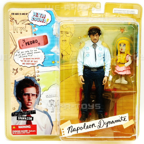 Napoleon Dynamite Pedro Action Figure With Sound McFarlane Toys 2006 NRFP