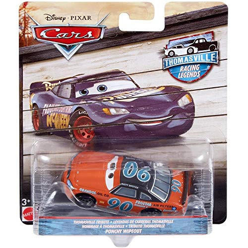 Disney Pixar CARS Thomasville Racing Legends #90 Ponchy Wipeout Diecast Vehicle