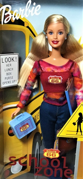 Route 66 School Zone Barbie Doll Kmart Special Edition 2001 Mattel 52644