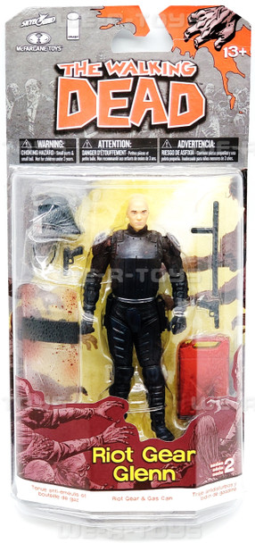 The Walking Dead Riot Gear Glenn Action Figure Comic Series 2 McFarlane 2013 NEW
