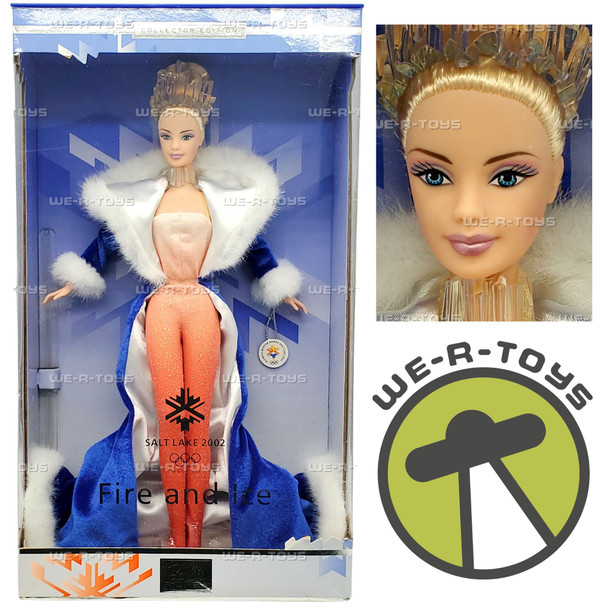Fire and Ice 2002 Salt Lake City Olympics Barbie Doll 2001 Mattel 53511