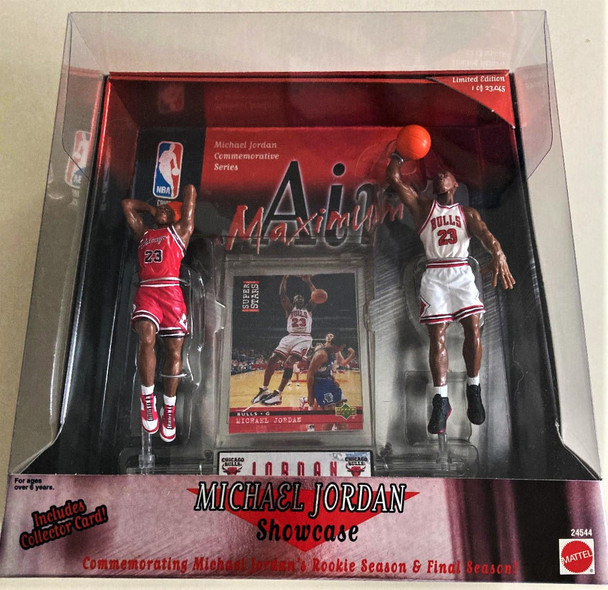 NBA Air Maximum Michael Jordan Showcase 2-Figure Box Set 1999 Mattel 24544