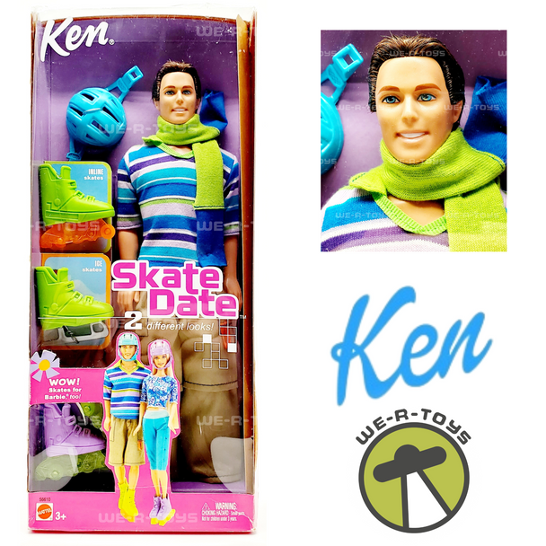 Skate Date Ken Barbie Doll 2002 Mattel 56610