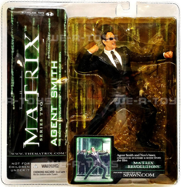 McFarlane Toys The Matrix Series 2 Agent Smith Figure 2003 McFarlane Toys #17735