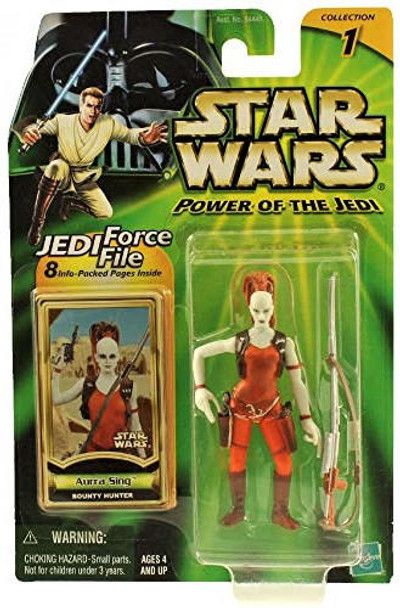 Star Wars Power of the Jedi Aurra Sing Action Figure 2000 Hasbro 84584