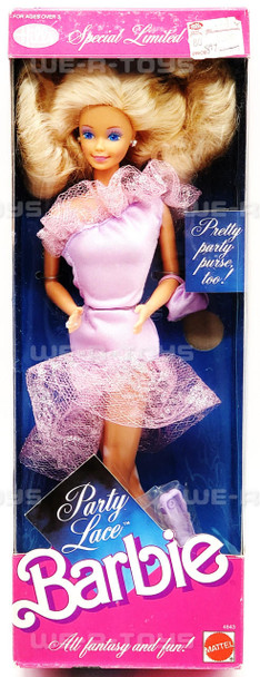 Barbie Party Lace Special Limited Edition Doll 1989 Mattel No. 4843 NEW