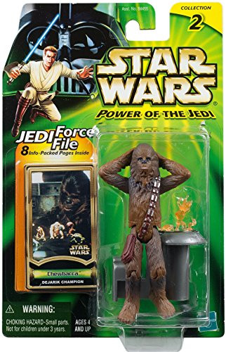 Star Wars Power of the Jedi Chewbacca Dejarik Champion Action Figure 2000 Hasbro