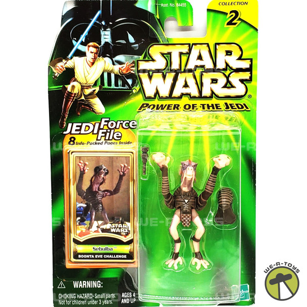 Star Wars Power of the Jedi Sebulba Boonta Eve Challenge Action Figure 2001