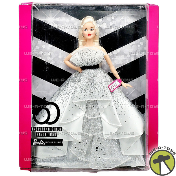 60th Anniversary Barbie Doll 2018 Mattel FXD88