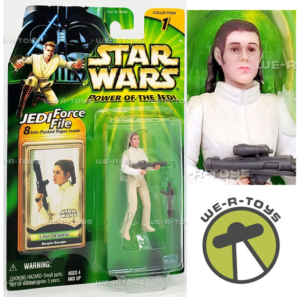 Star Wars Power of the Jedi Leia Organa Bespin Escape Action Figure 2000 Hasbro