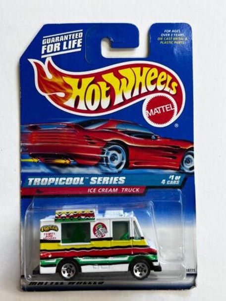 Hot Wheels Mattel Wheels Tropical Series Ice Cream Truck Diecast Vehicle