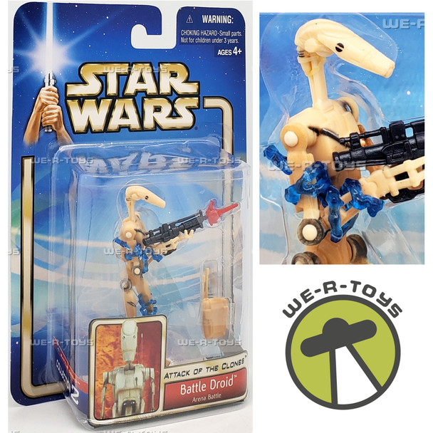Star Wars Attack of the Clones Battle Droid Arena Battle Action Figure 2002