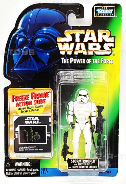 Star Wars Power of The Force Freeze Frame Stormtrooper Figure Kenner 1997 NRFP