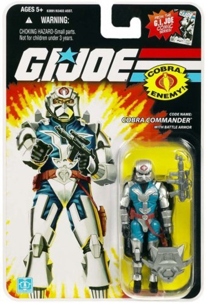 G.I. Joe 25th Anniversary Cobra Commander with Battle Armor 3.75 Action Figure