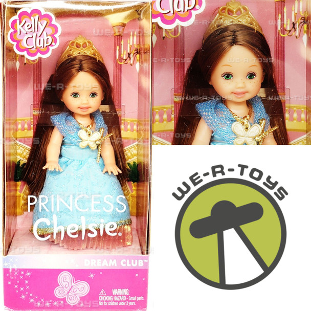 Barbie Kelly Dream Club Princess Chelsie Doll Mattel 2002 #B0298 NEW