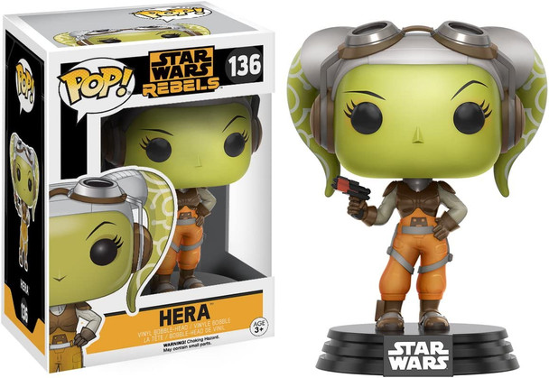 Funko Pop! 136 Star Wars Rebels Hera Vinyl Bobble-Head Figure