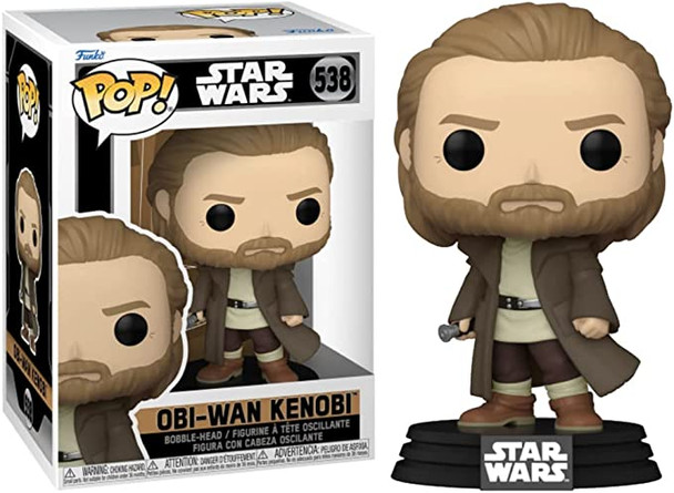 Funko POP Star Wars #538 Obi-Wan Kenobi Bobble Head Vinyl Figure
