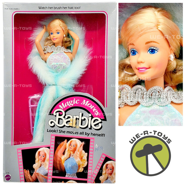 Barbie Magic Moves Doll Blonde 1985 Mattel 2126 New