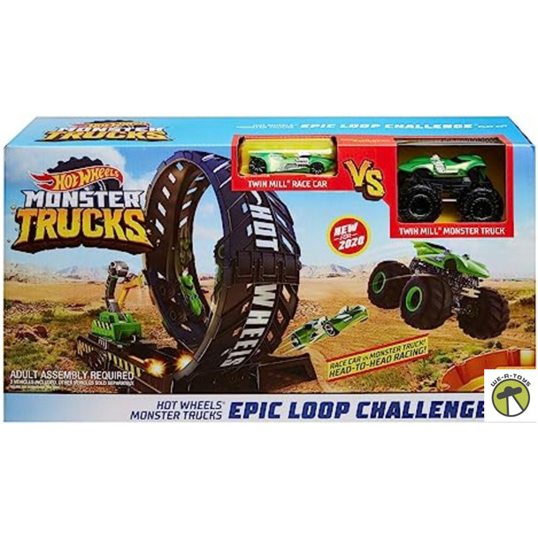 Hot Wheels Monster Trucks Epic Loop Challenge Play Set Mattel GPC54
