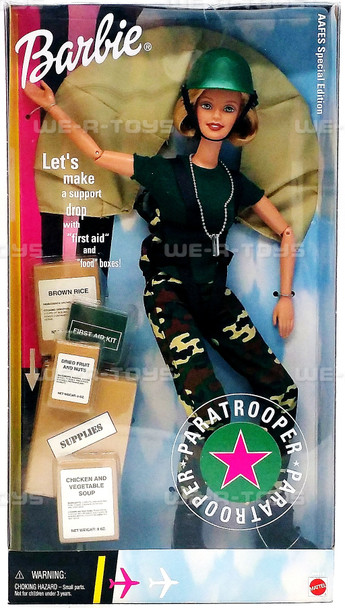 Paratrooper AAFES Special Edition Barbie Doll 2000 Mattel #29474