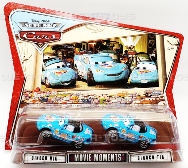 Disney Pixar CARS Movie Moments Dinoco Mia & Tia Diecast Vehicles NEW