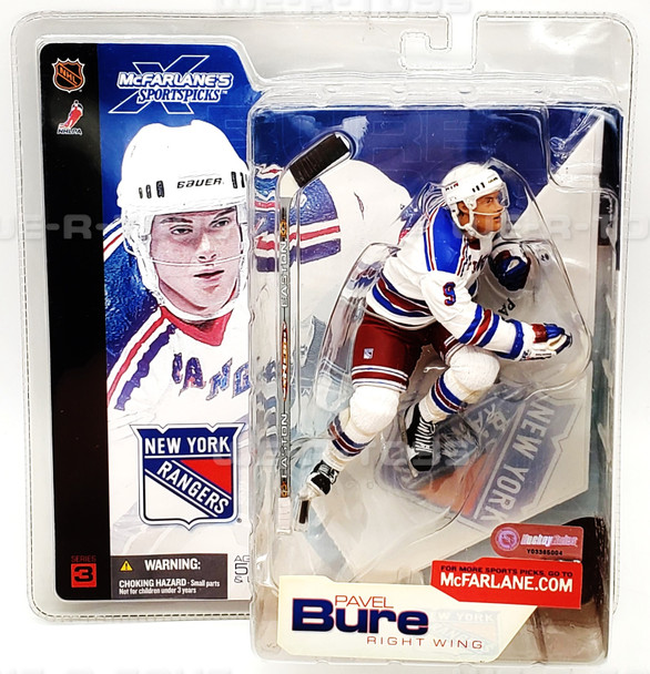 NHL New York Rangers #9 Right Wing Pavel Bure Action Figure 2002 McFarlane NEW