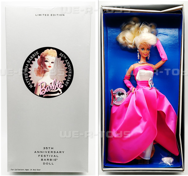 35th Anniversary Festival Barbie Doll 1994 Mattel