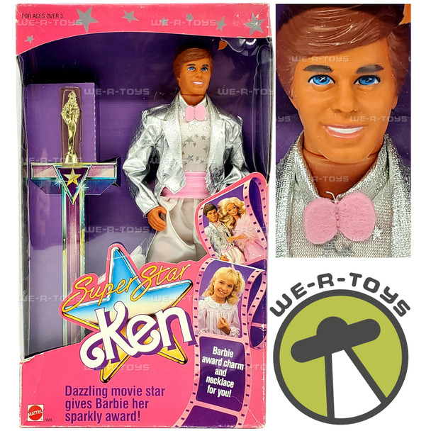 SuperStar Ken Barbie Doll 1988 Mattel 1535 NRFB