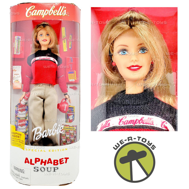 Campbell's Alphabet Soup Special Edition Barbie Doll 1999 Mattel 26845