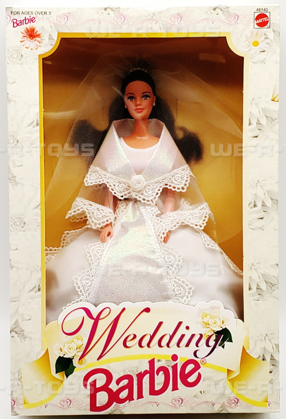 Wedding Barbie Brunette Doll 9993 Mattel 2000 No. 48140 NRFB