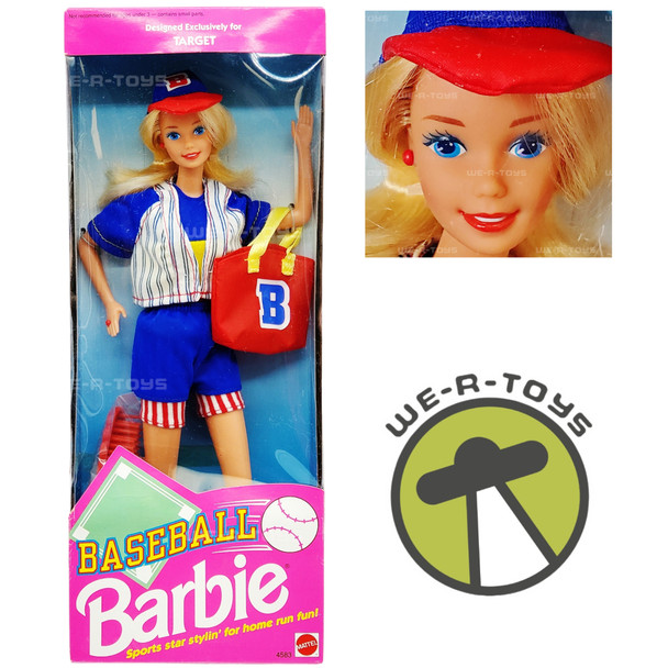 Baseball Barbie Doll Target Exclusive 1992 Mattel No. 4583 NEW