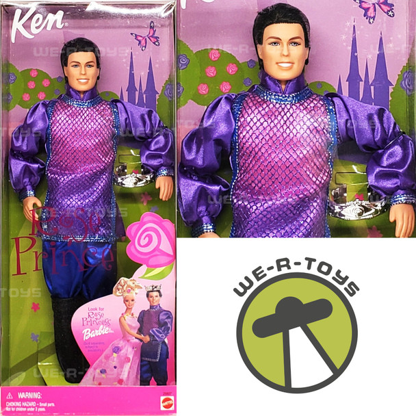 Rose Prince Ken Barbie Doll 2000 Mattel 29807