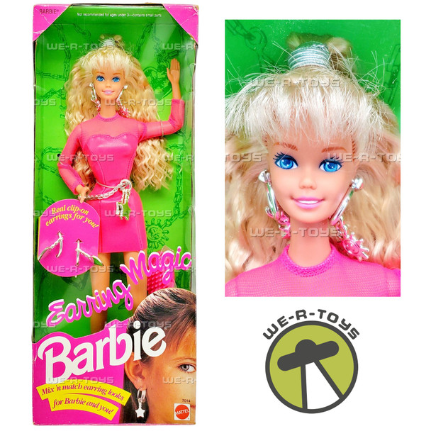 Earring Magic Barbie Doll 1992 Mattel 7014