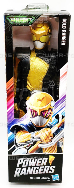 Power Rangers Beast Morphers Gold Ranger 11" Action Figure Hasbro 2018 NEW