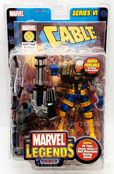 Marvel Legends Cable Figure Series VI Jim Lee Suit Toy Biz 2004 No. 71107 NEW