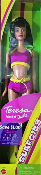Surf City Teresa Doll Friend of Barbie 2000 Mattel 28419
