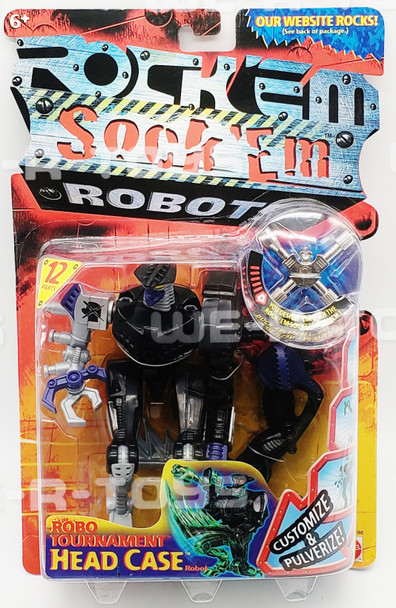 Rock 'Em Sock 'Em Robots Robo Tournament Head Case Figure Mattel 2001 NRFP