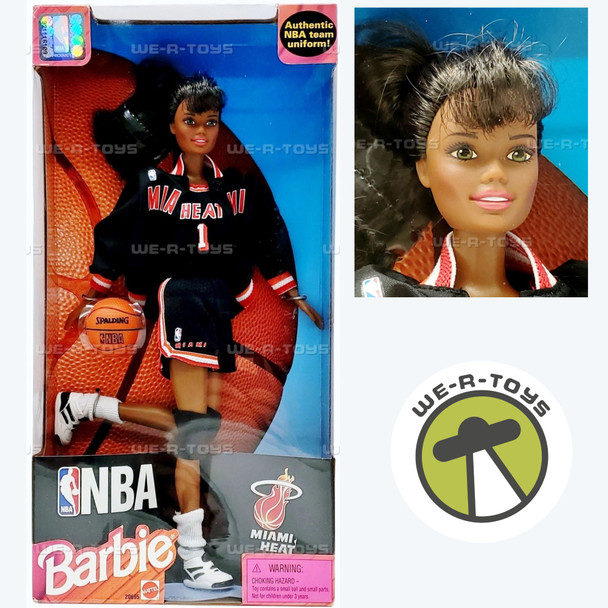 Barbie NBA Miami Heat Doll African American 1998 Mattel #20695