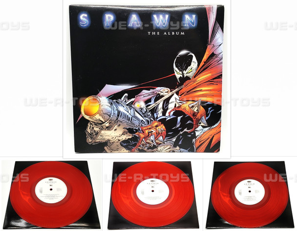 Spawn The Album 3 Red 10" Vinyl Record Set Limited Edition 1997 USED