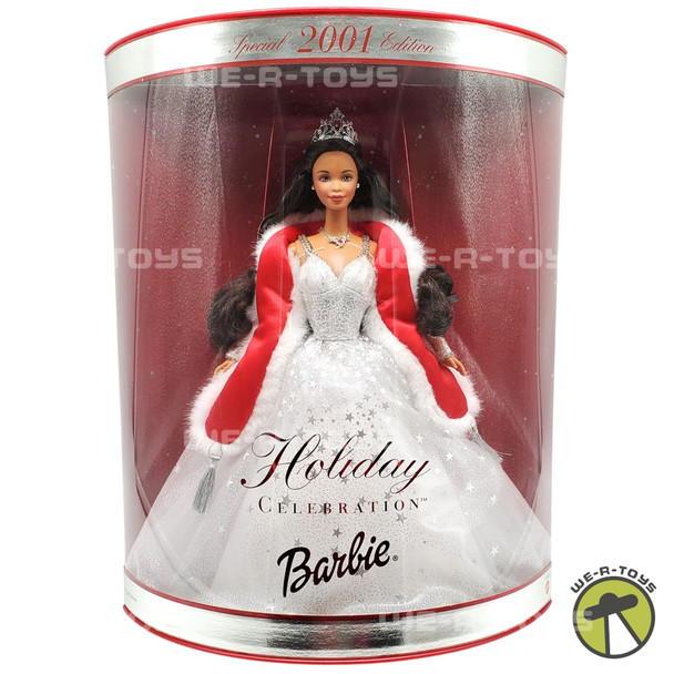 2001 Holiday Celebration Barbie African American Special Edition Mattel 50305