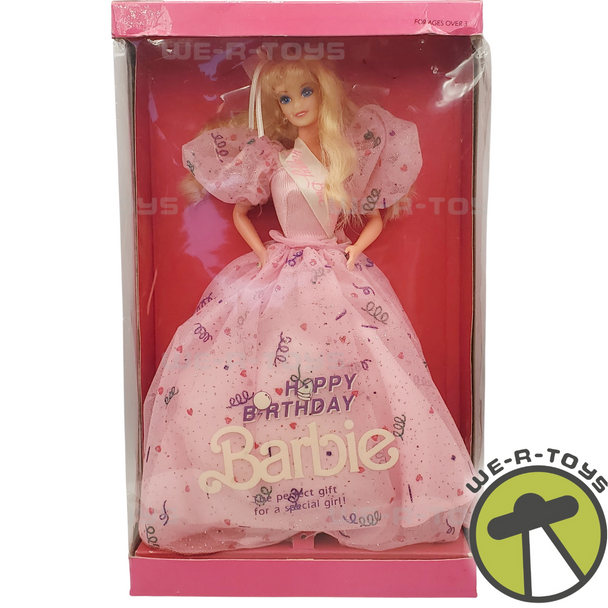 Barbie Happy Birthday Doll Foreign Exclusive Leo Mattel 1992 #9915 NRFB