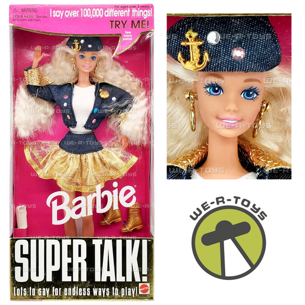 Super Talk Barbie Doll 1995 Mattel 14308