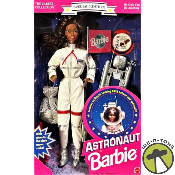 The Career Collection Astronaut Barbie Doll African American 1994 Mattel 12150