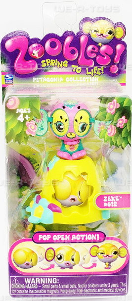 Zoobles Spring to Life Petagonia Collection Zeke Figure #012 Spin Master 2010