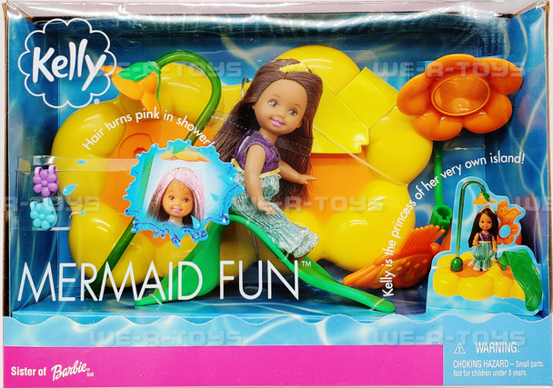 Barbie Kelly Mermaid Fun Doll African American 2001 Mattel 52886