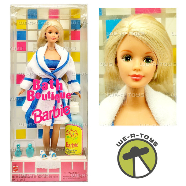 Bath Boutique Bubble Bath Barbie Doll 1998 Mattel 22357