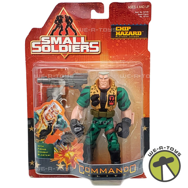 Small Soldiers Chip Hazard Platoon Leader Action Figure 1998 Kenner 55153 NRFB