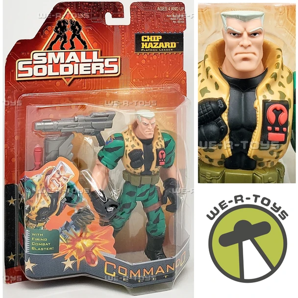 Small Soldiers Chip Hazard Platoon Leader Action Figure 1998 Kenner 55153