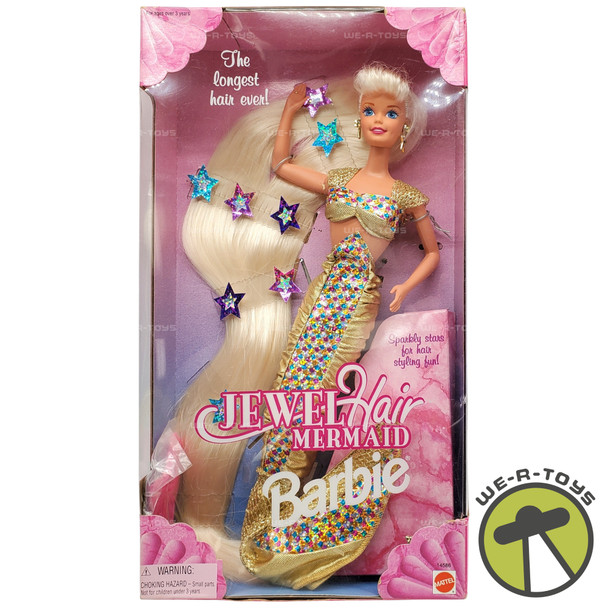 Jewel Hair Mermaid Barbie Doll 1995 Mattel No. 14586