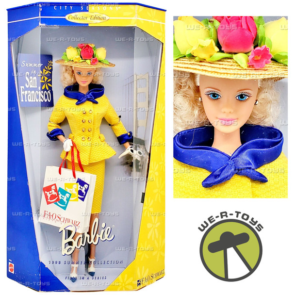 Summer in San Francisco City Seasons Barbie Doll 1997 Mattel 19363